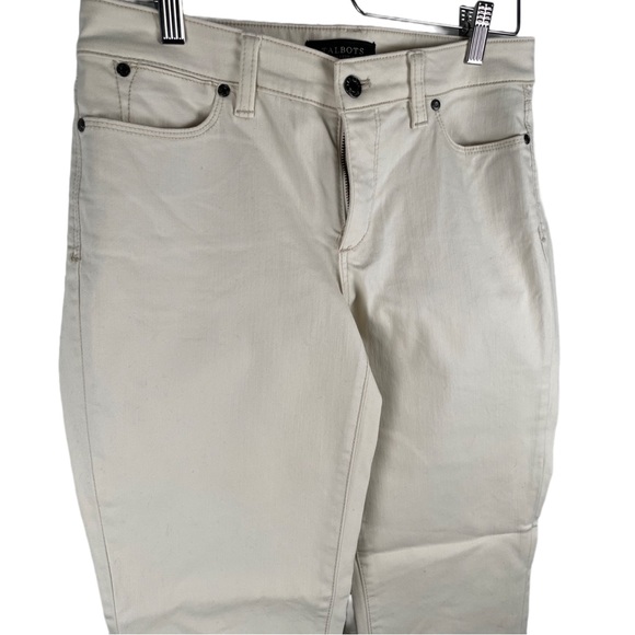 TALBOTS SLIM ANKLE JEANS | Size: 4 | Color: Natural - Picture 5 of 10